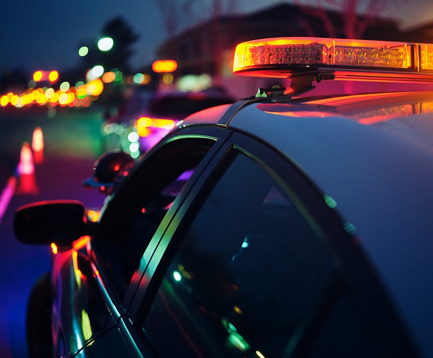A cop car