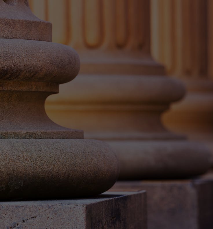 stone pillars