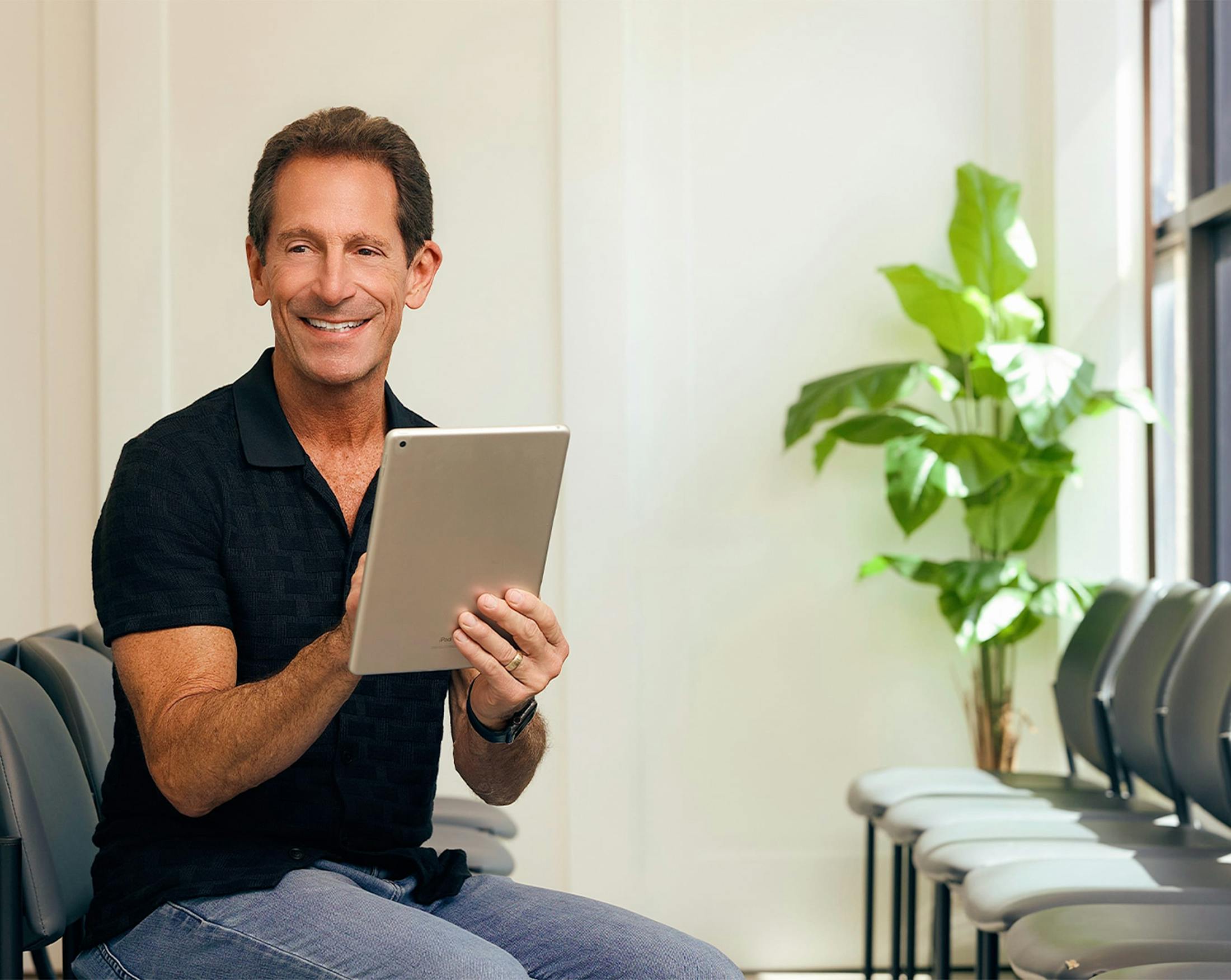 client with ipad