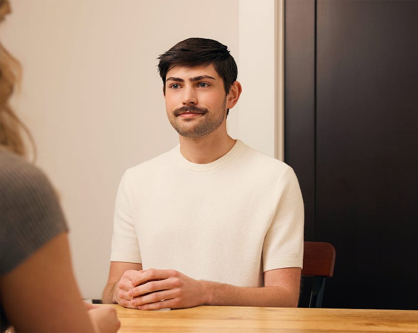 patient speaking to doctor