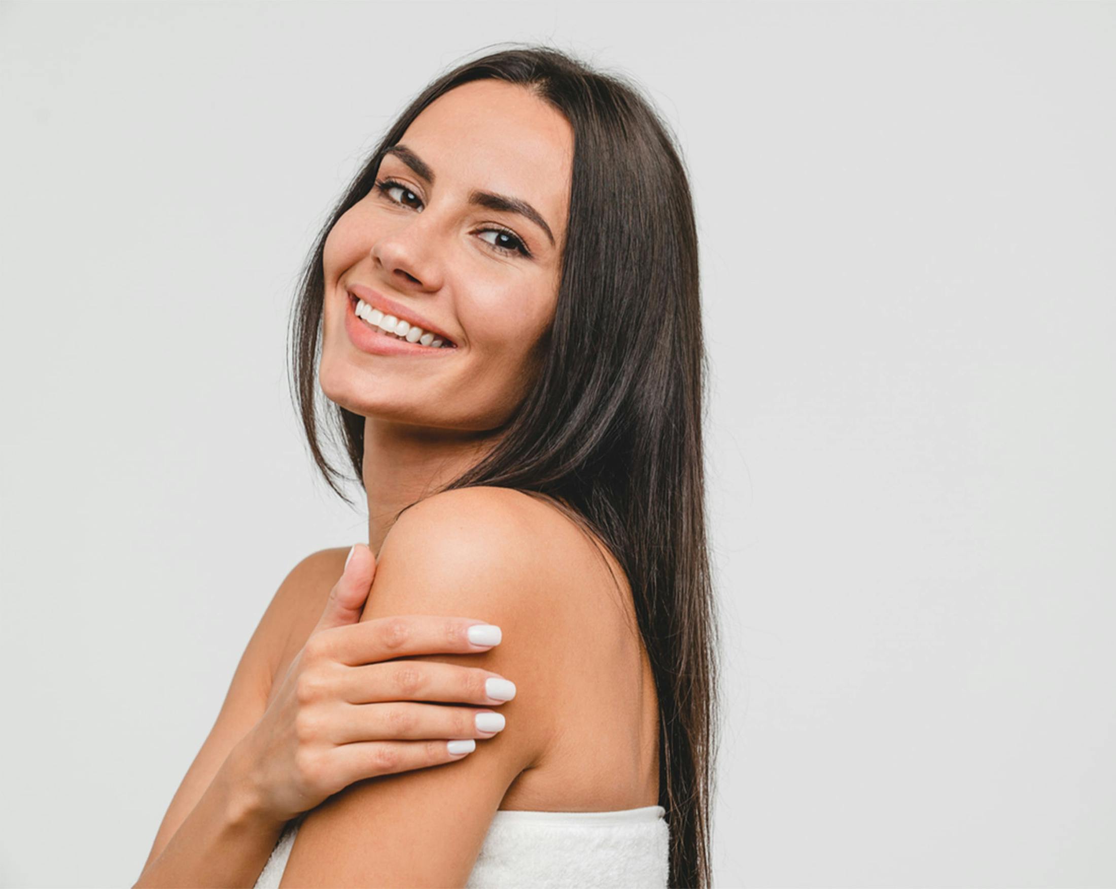 women smiling