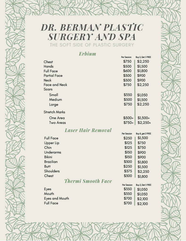 spa specials