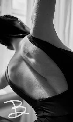 woman's back