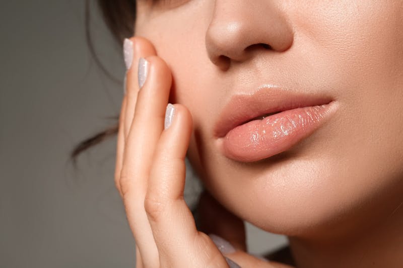 woman's lips