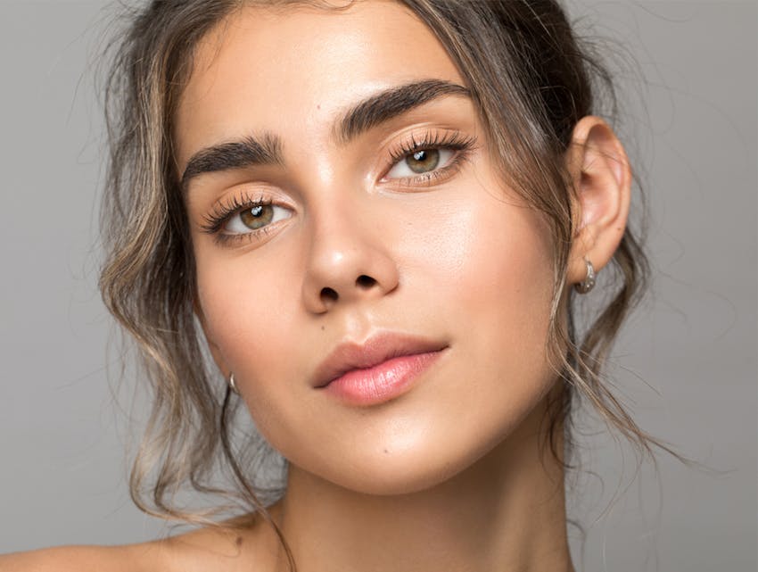 woman looking into the camera