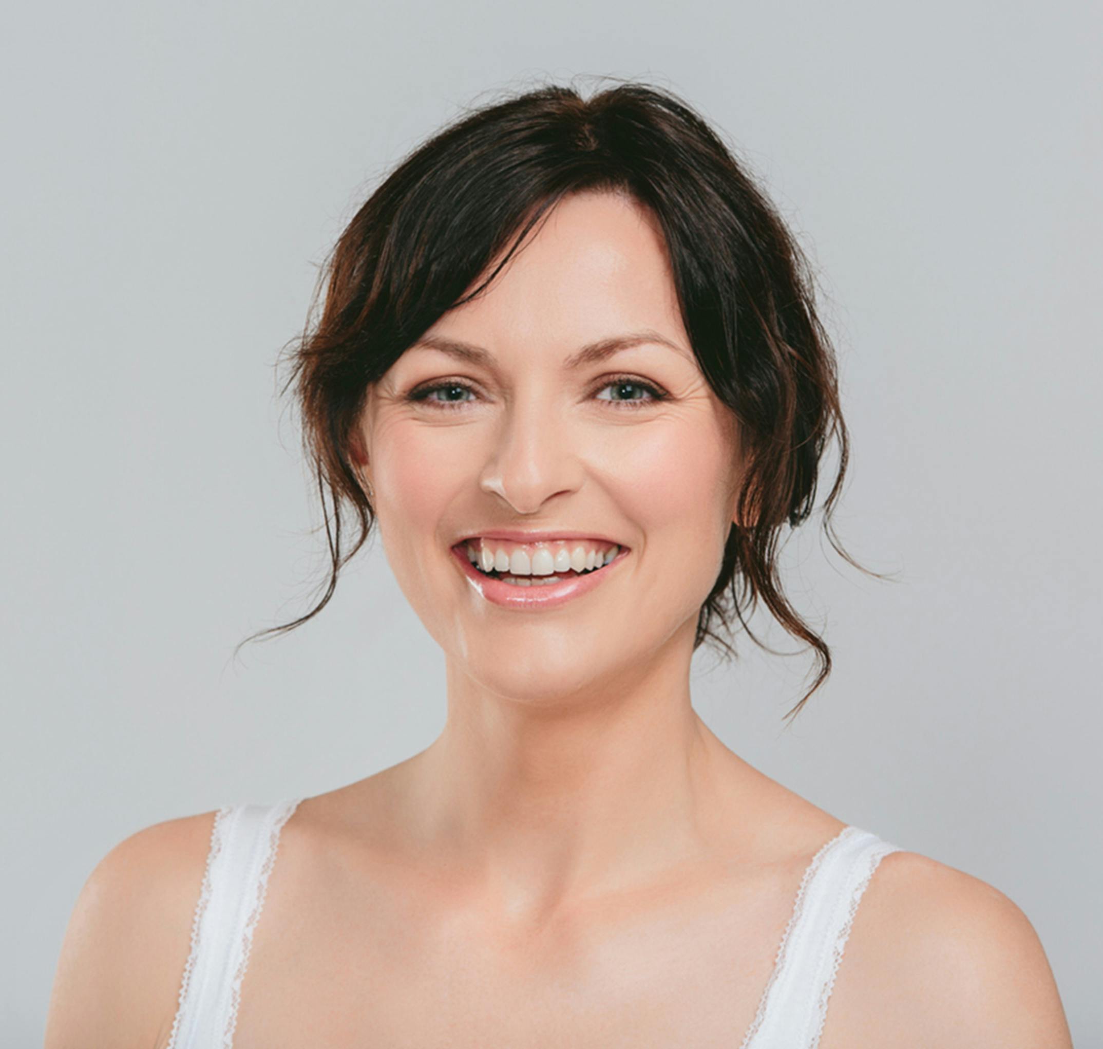 woman smiling