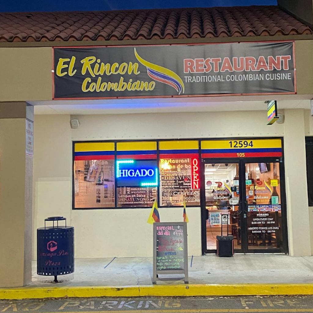 5% cashback at El Rincon Colombiano