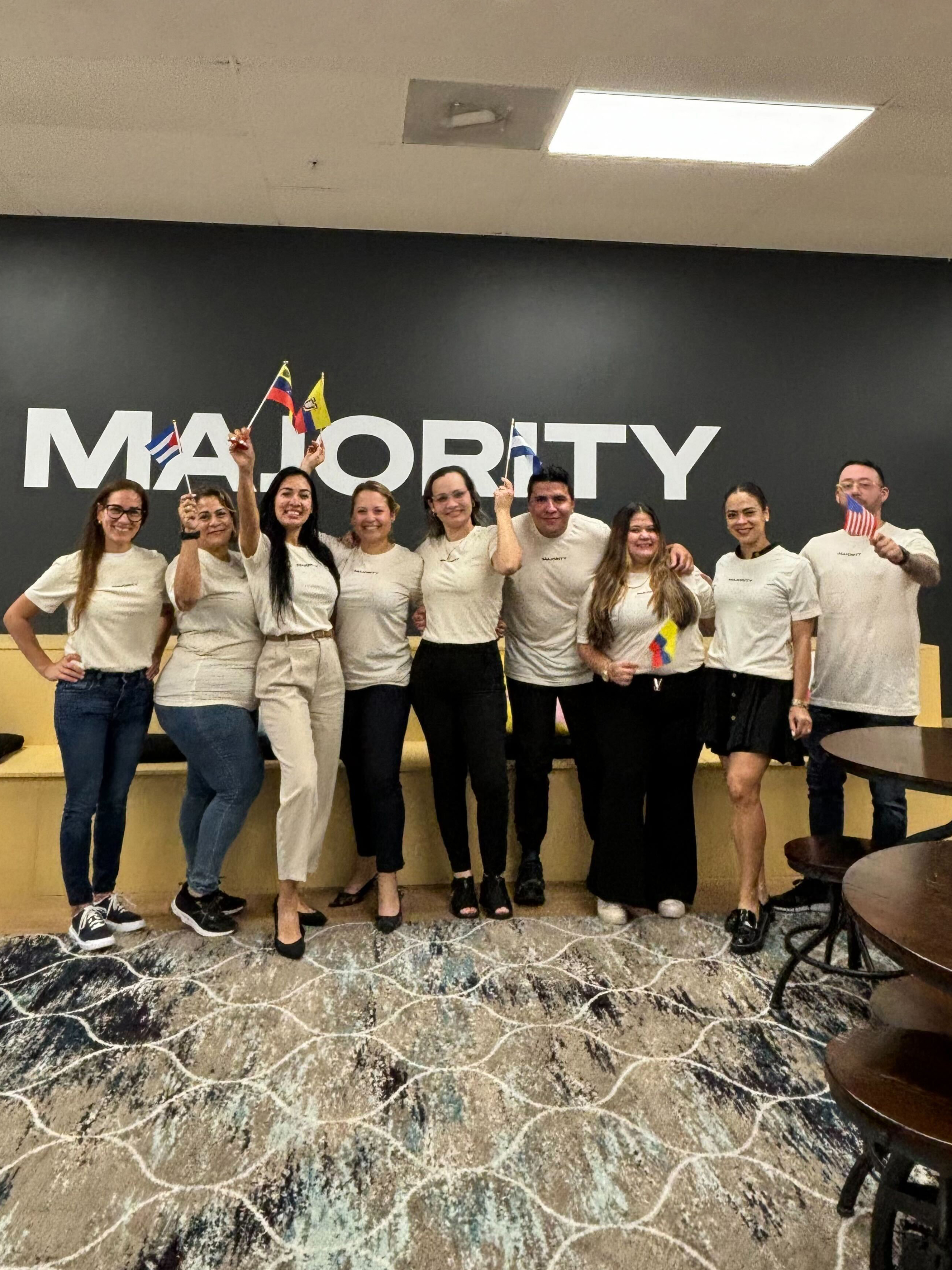 MAJORITY celebrated and joined the Latino Power!