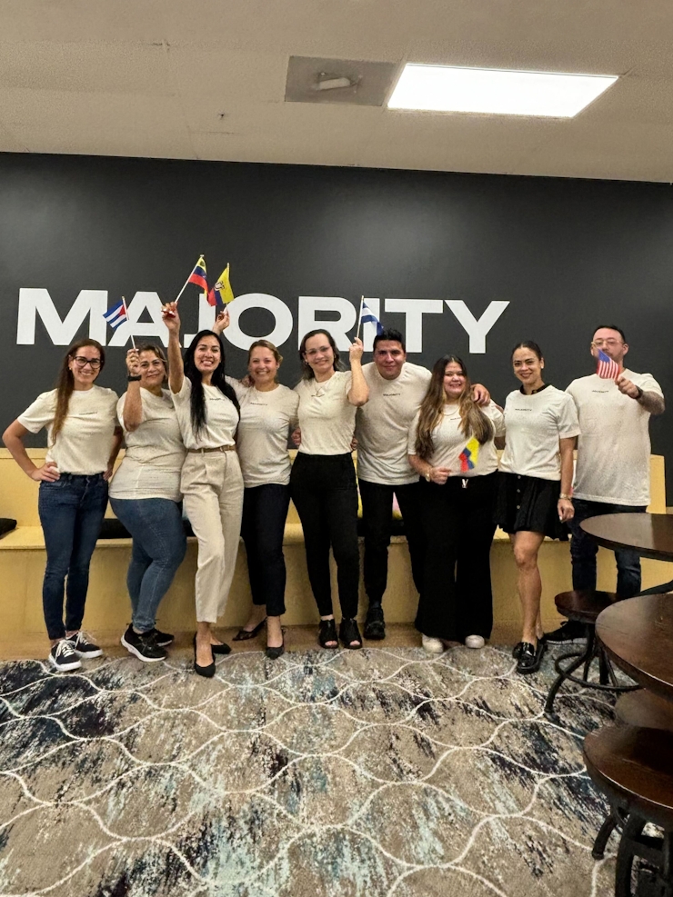 MAJORITY celebrated and joined the Latino Power!