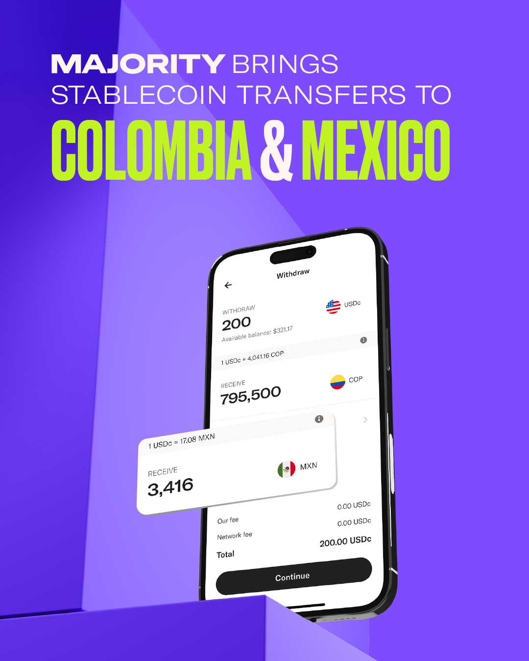 MAJORITY revolutionizes international transfers with stablecoins
