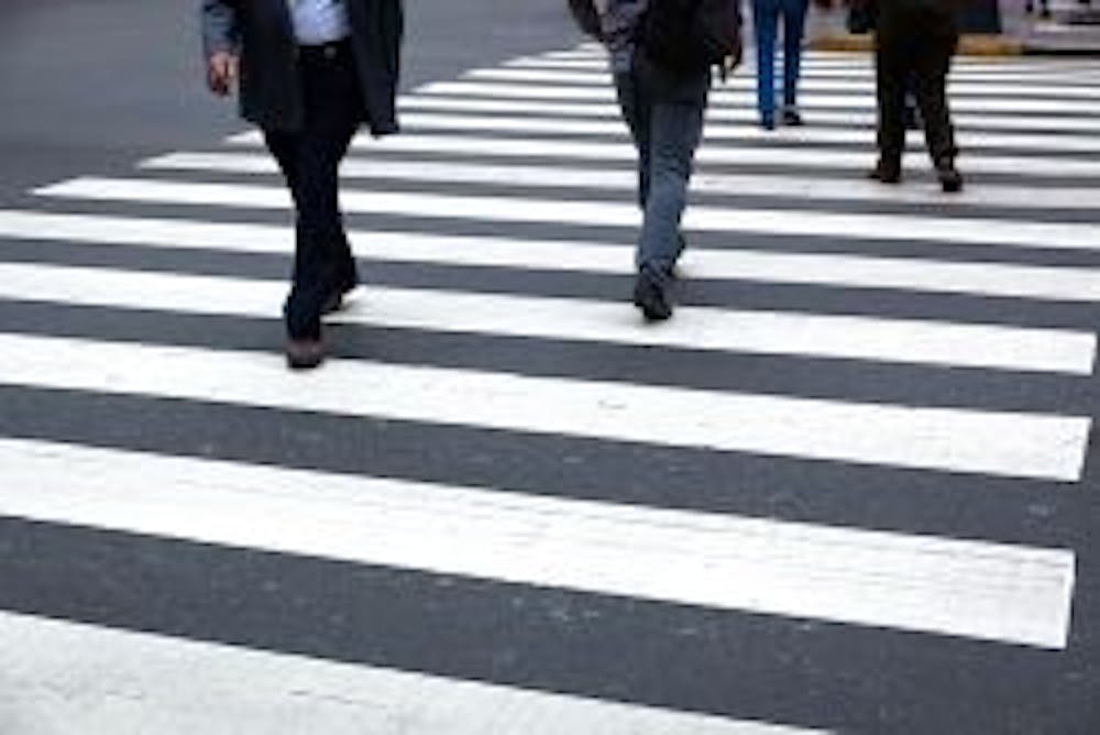 people at crosswalk