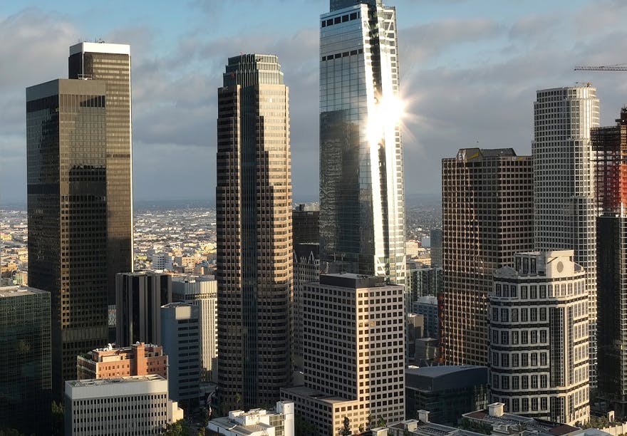 LA skyline