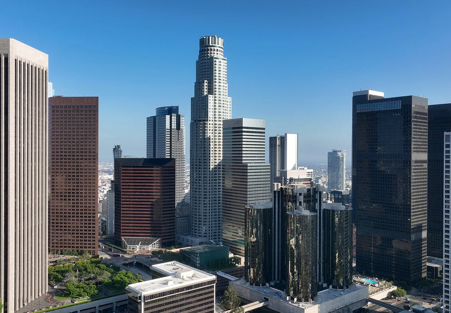 LA skyline