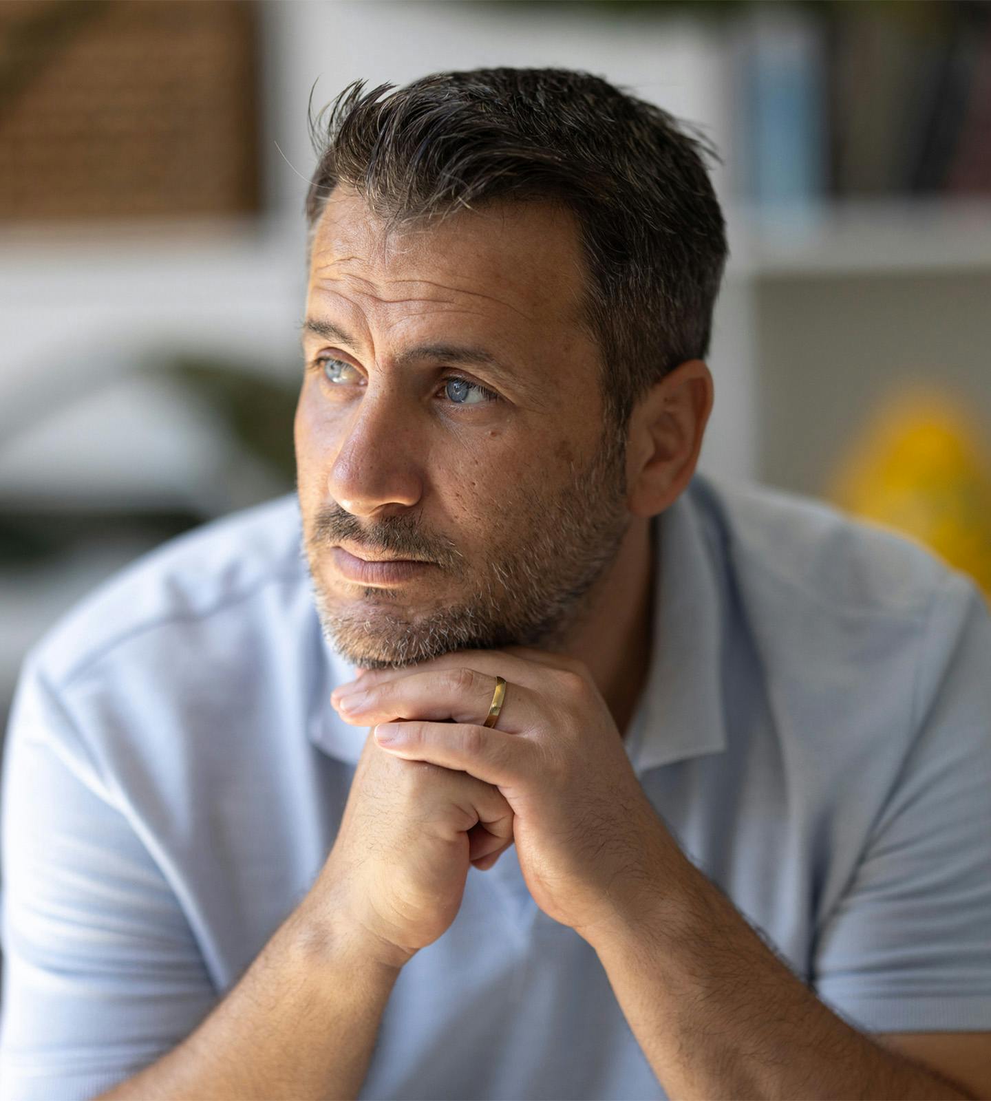 Man looking off into the distance