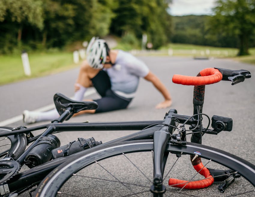 A bicycle crash