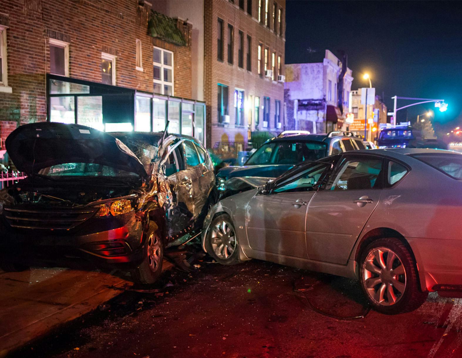 three car accident