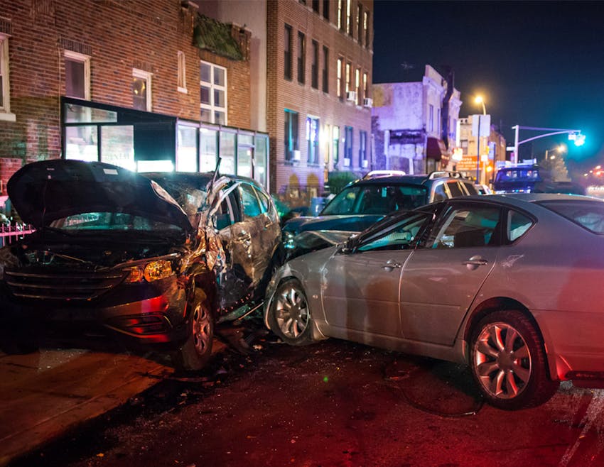 three car accident