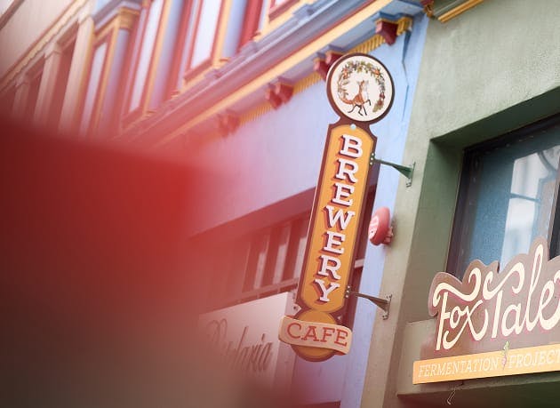 Brewery Cafe sign