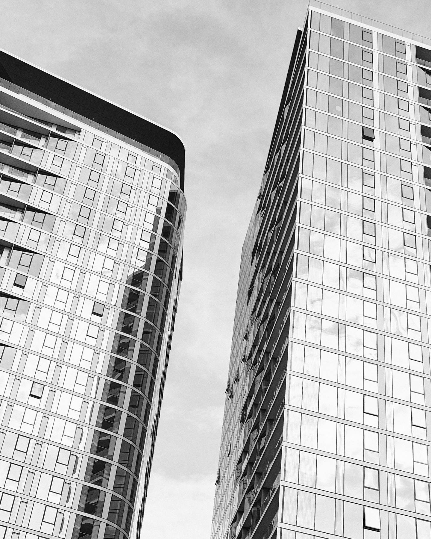 two sky scrapers