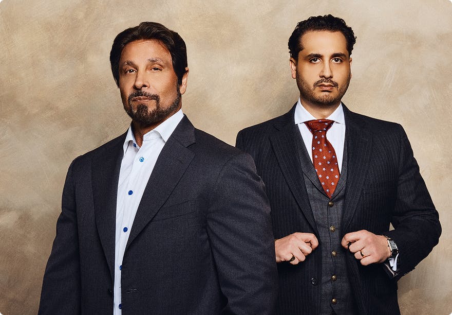 two attorneys standing together