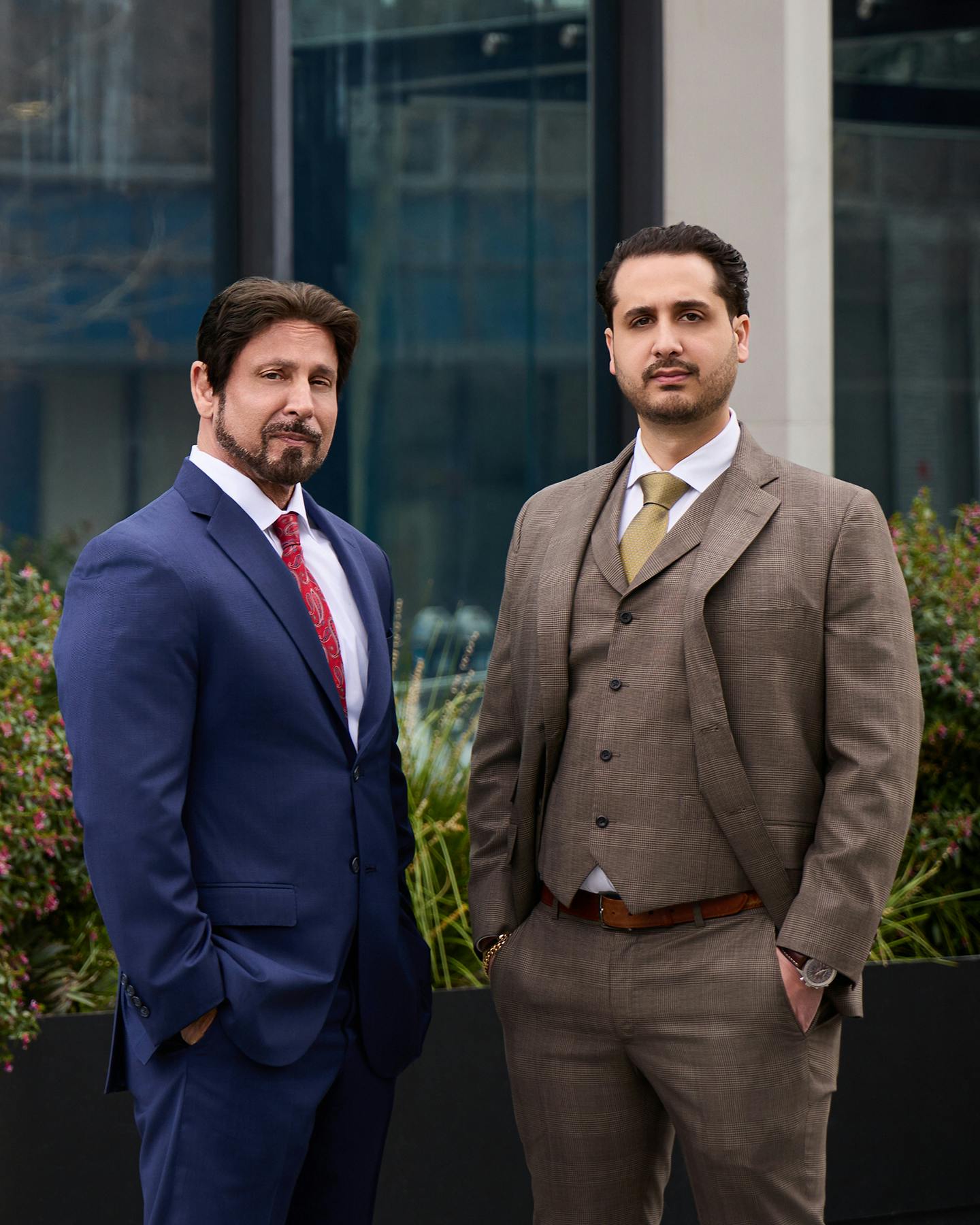 two attorneys standing together