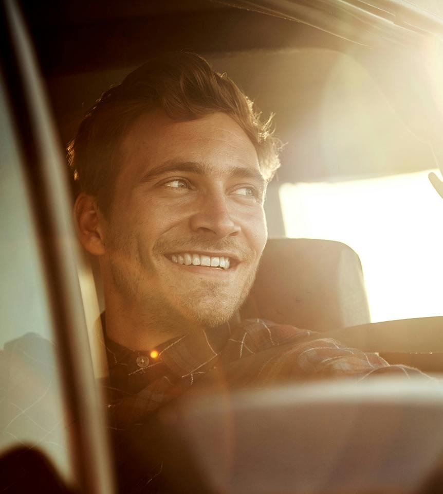man smiling