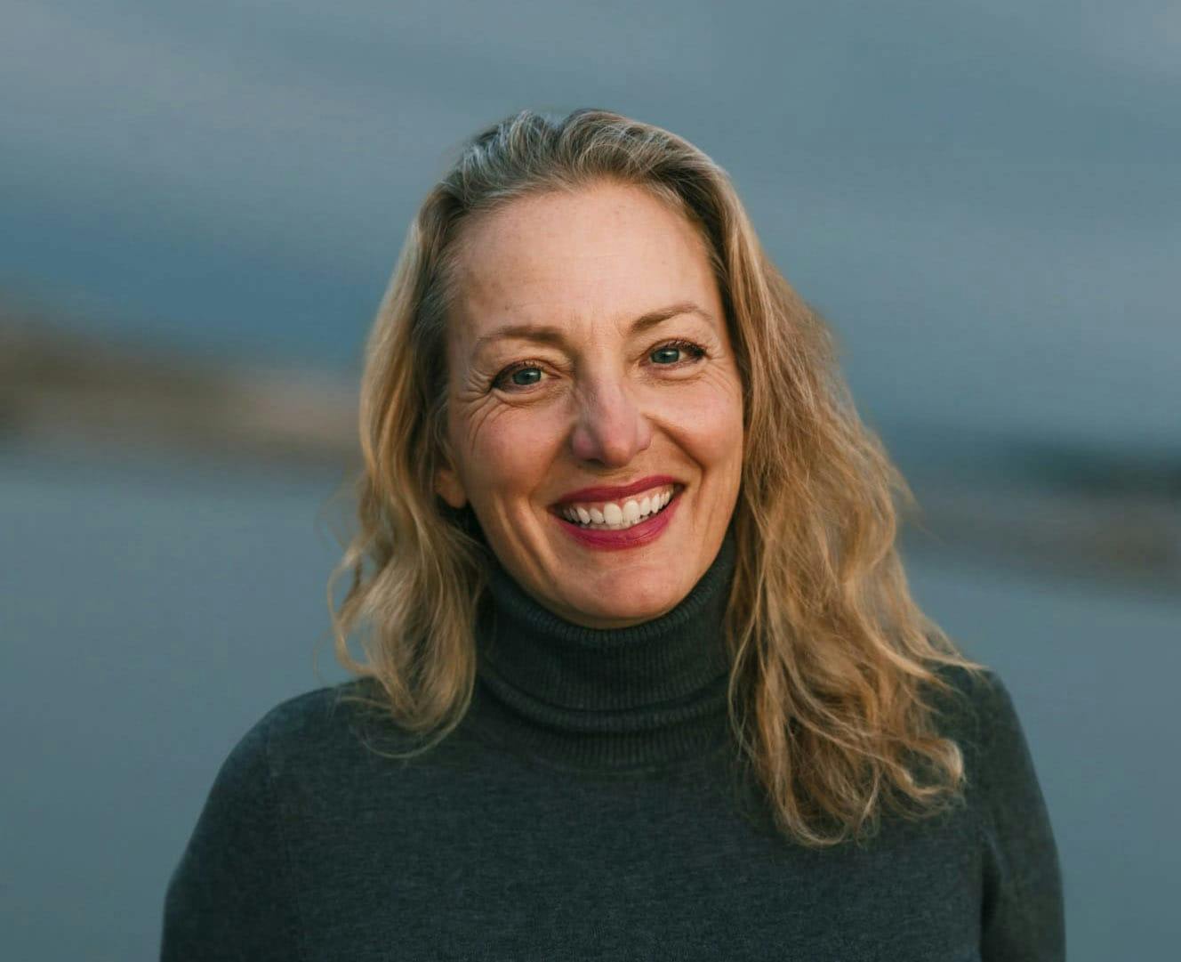 woman in turtleneck
