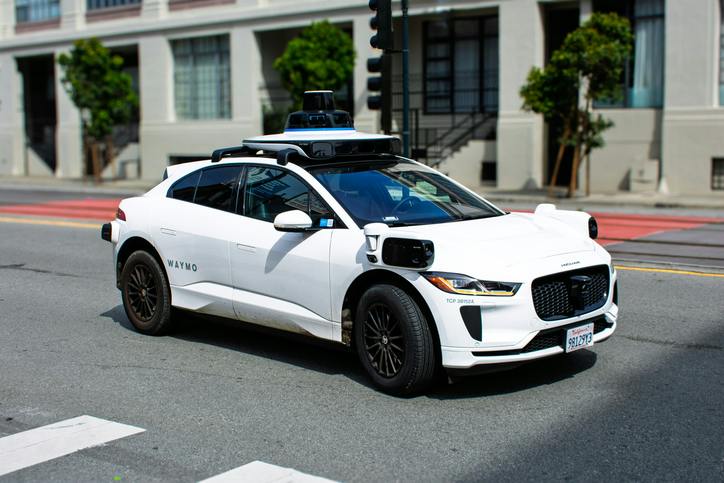 Waymo driving