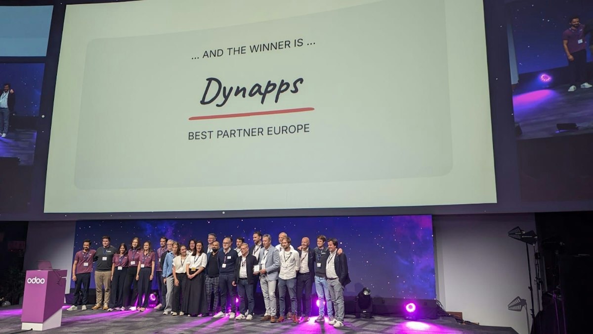 Dynapps named Best Odoo Partner in Europe