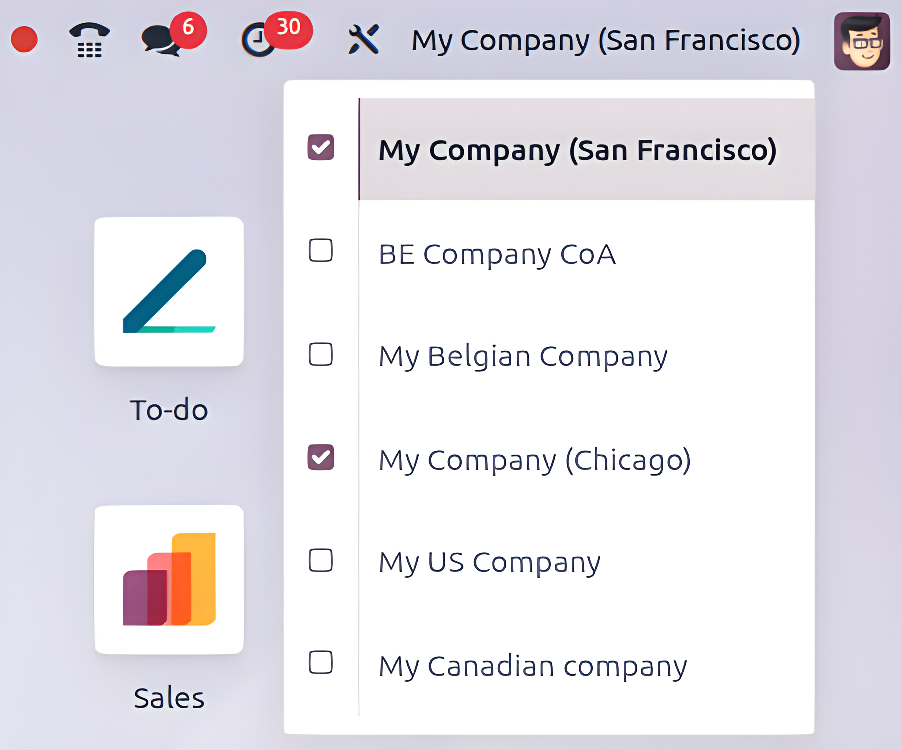 Multi-Company in Odoo