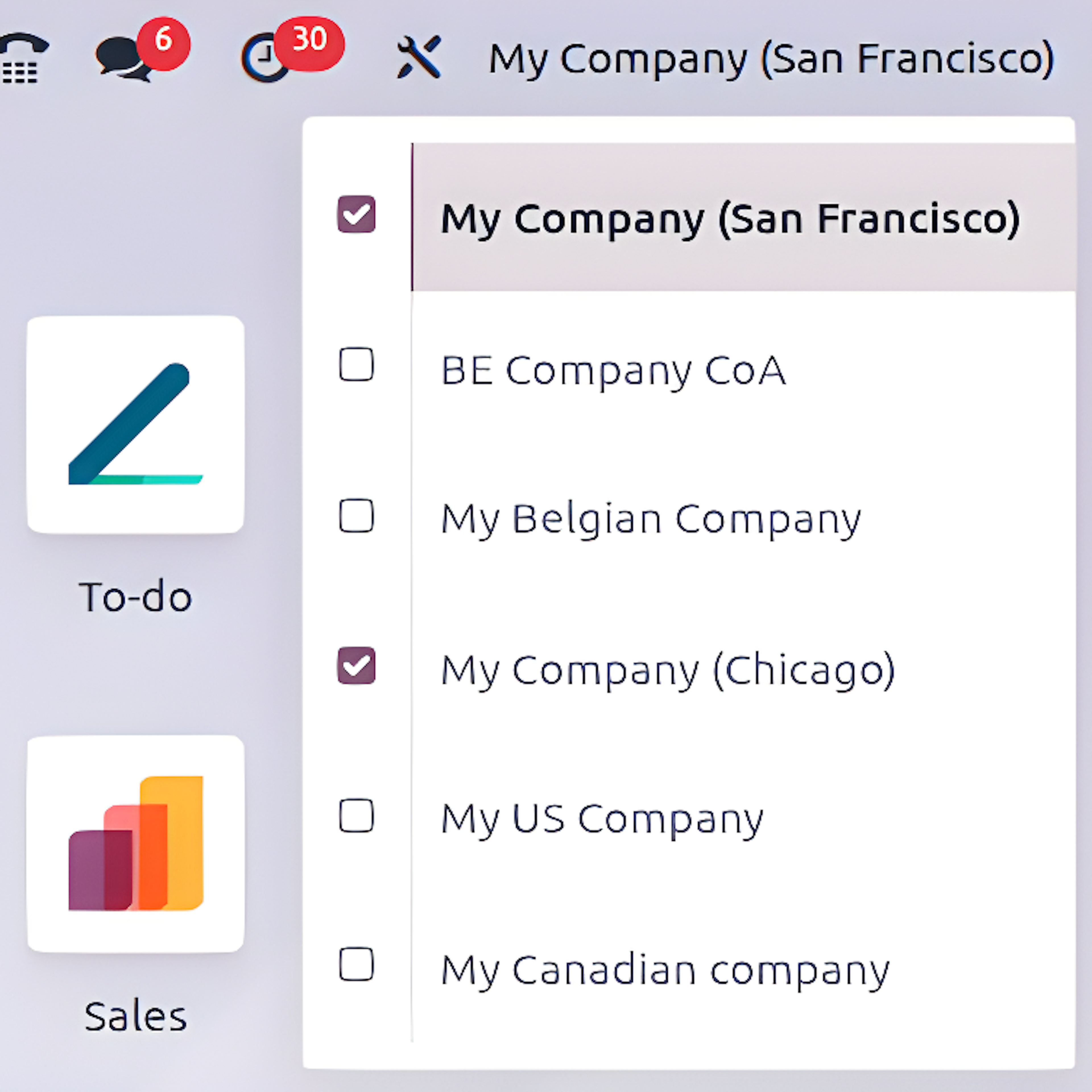 Multi-Company in Odoo