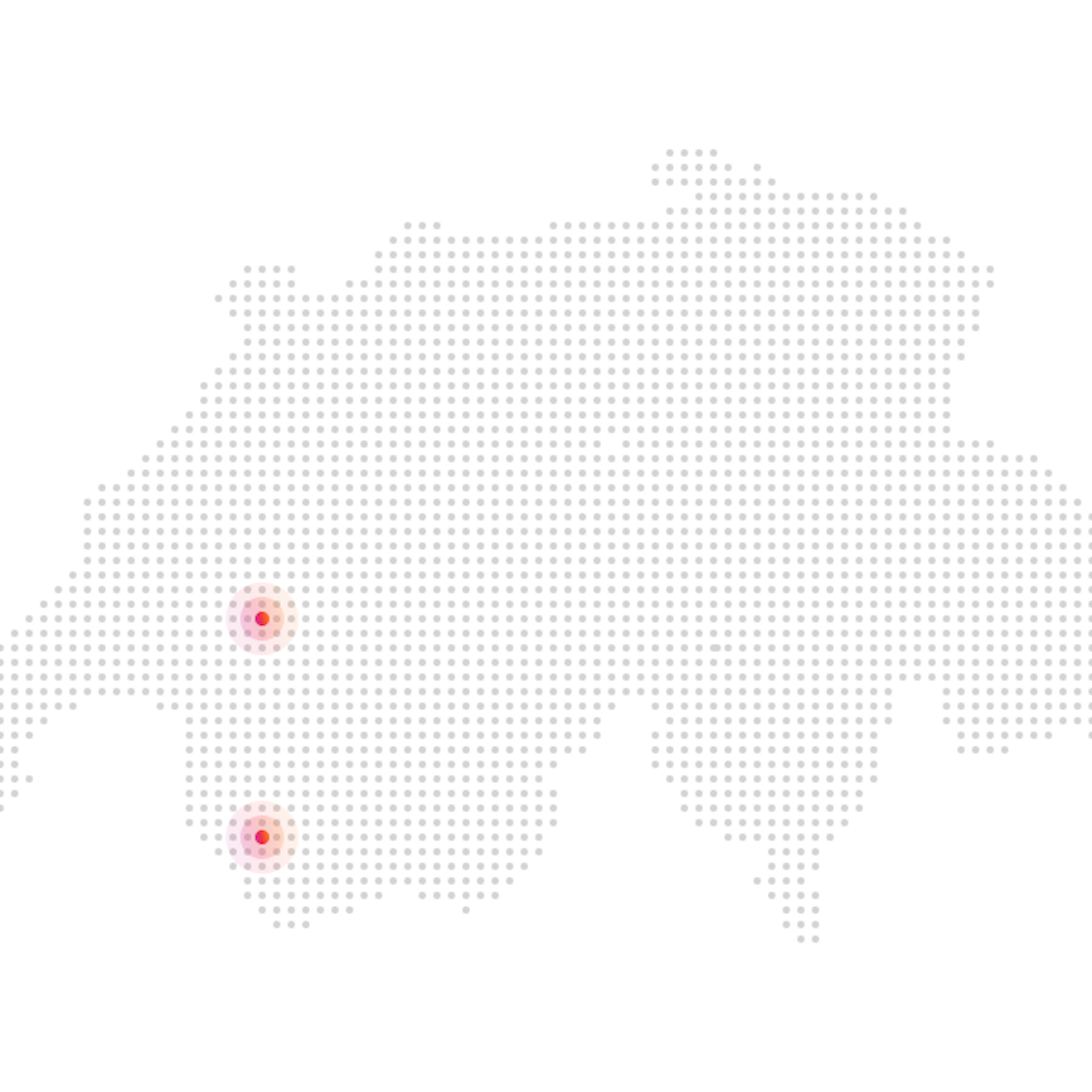Map with our officies in Switzerland