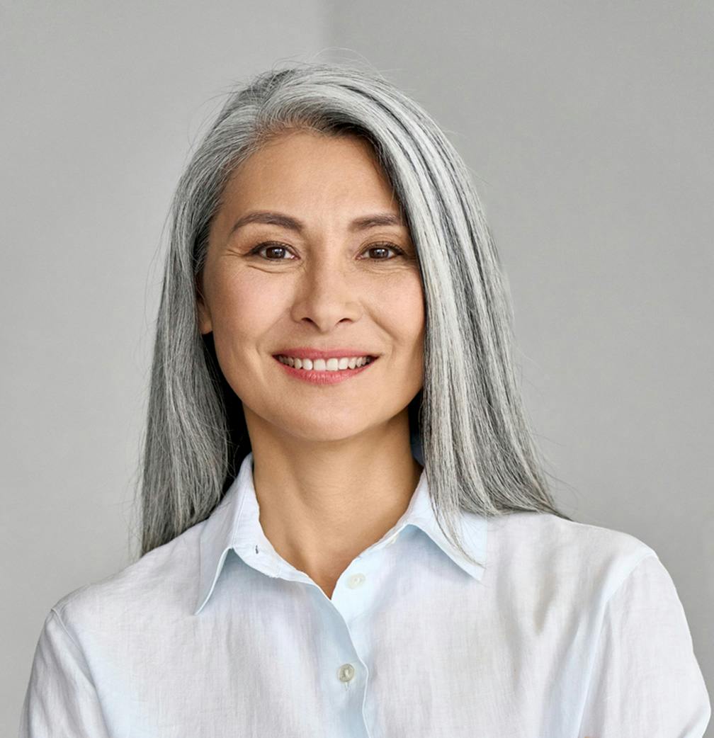 woman smiling