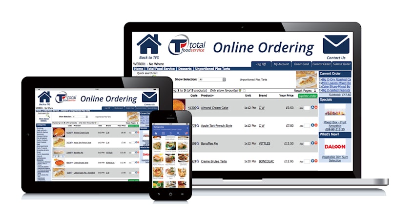 Lady Lodge Online Order MockUp Lady Lodge Online Ordering on Laptop iPad tablet and iPhone