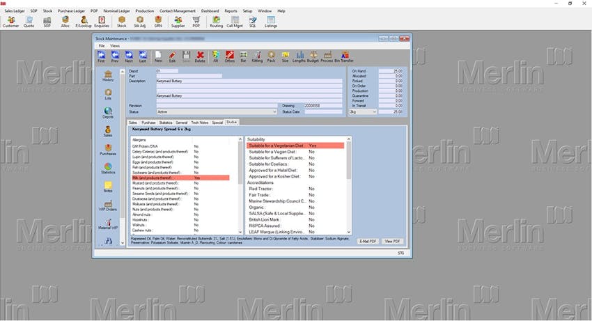 Erudus & Merlin API on computer screen desktop 