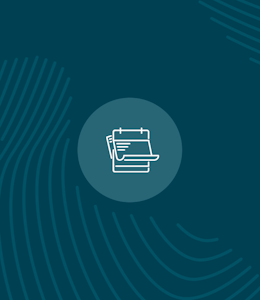 The Takeaway Cover Art  Blue erudus the takeaway icon on blue background with finger print background