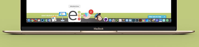 Erudus One App on macbook dock 