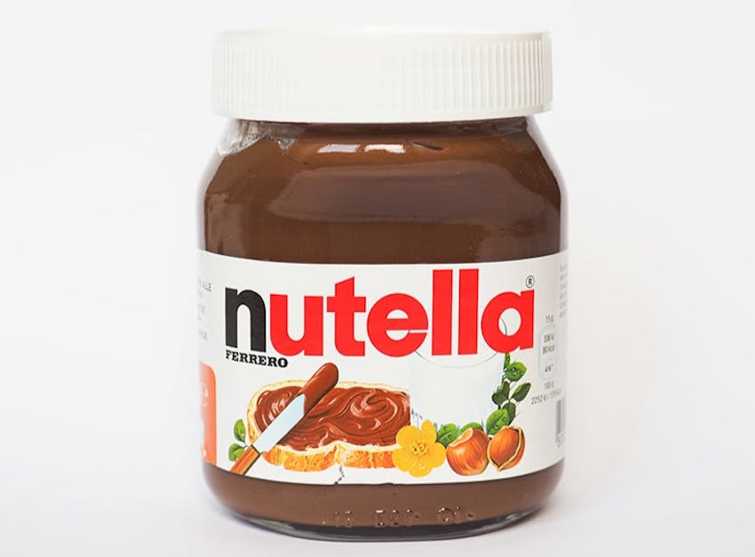 a jar of nutella 