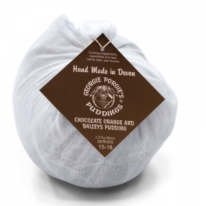 wrapped up and labelled georgie porgie pudding 