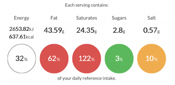 erudus product specification for beef and stilton pie with calorie and nutrition information 