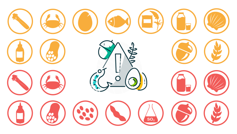 Erudus Food Allergy Icons