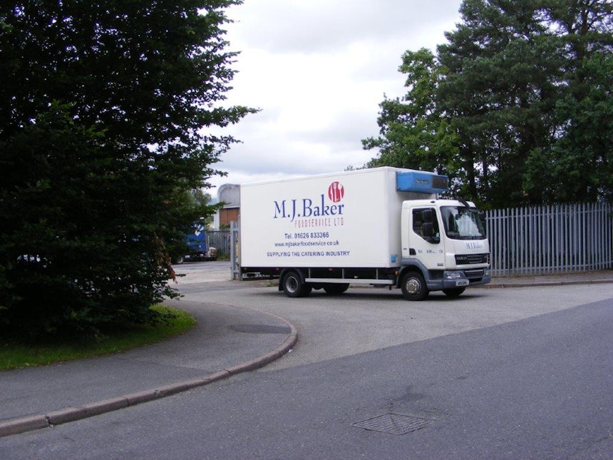 M.J. Baker Foodservice Lorry