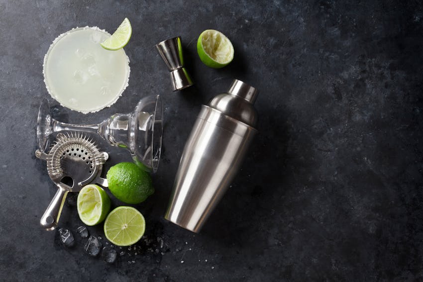 You'll need a cocktail shaker for a real margarita 