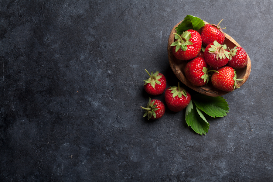 Strawberries Fresh strawberries in a basket