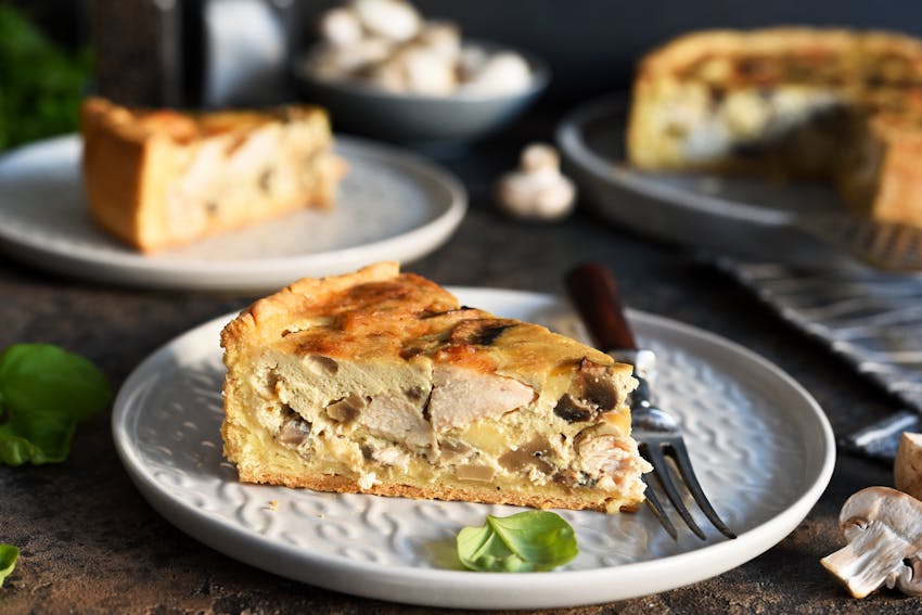 Chicken, Leek and Mushroom Pie 