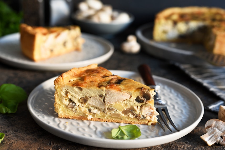 Chicken, Leek and Mushroom Pie 
