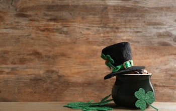 We're celebrating St Patrick's Day  St Patrick's Day celebration