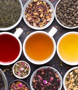 A selection of the world's most famous teas A selection of the world's most famous teas
