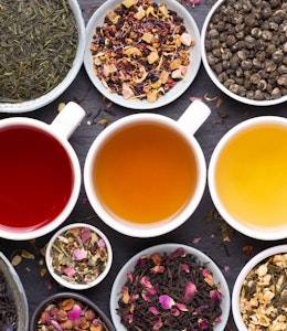 A selection of the world's most famous teas