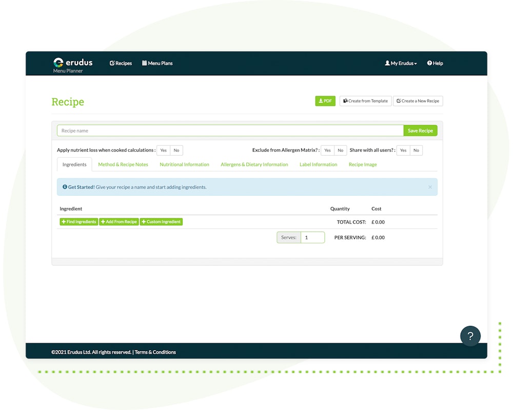 Recipe Building Coming Soon! Updates and Additions to the Recipe Builder Tool